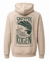 Half-Zip Hoodie Damen Rügen sueded fawn