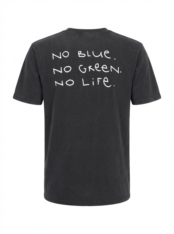 Unisex Bio-T-Shirt – No Blue No Green No Life  – Oversized