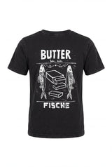 Kinder T-Shirt „Butter bei die Fische“ – Bio Baumwolle