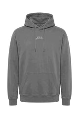 Unisex Hoodie in Stone Washed Grey mit dezentem Salt’n Fox Logo-Print vorne